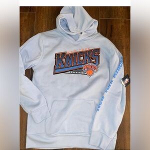 NBA New York Knicks Youth xLarge (18/20) Hoodie Sweatshirt Lt Blue $70